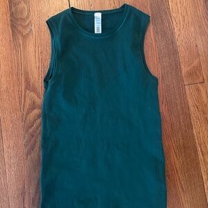 Sleeveless Athleta Green Tank Top